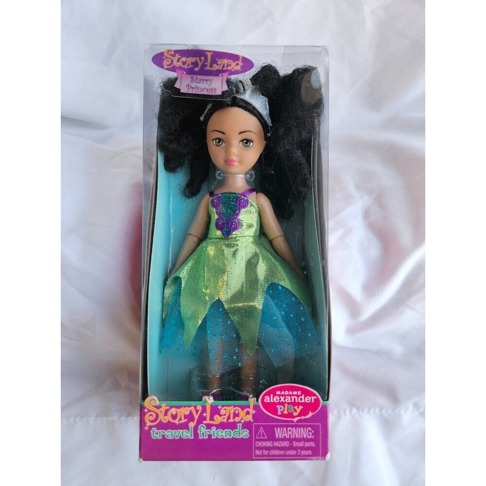 Madame Alexander Play Storyland Travel‎ Friends Starry Princess 7" Doll RARE NEW